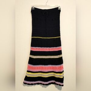 Anthroplogie Maeve Crochet Knit Midi Skirt